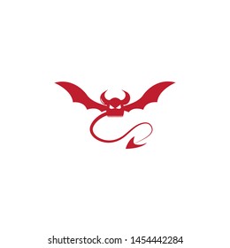 Devil icon in trendy flat style isolated on white background.Symbol for your web site design,logo,app,UI.Vector illustration,EPS