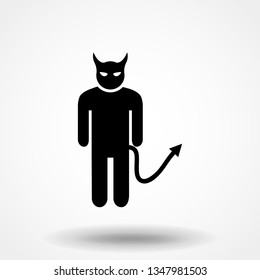 devil icon vector