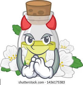 Devil jasmine oil in the cartoon shape