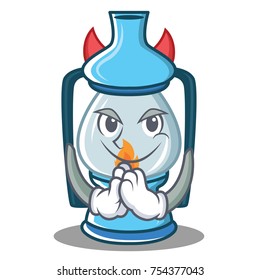 Devil lantern character cartoon style