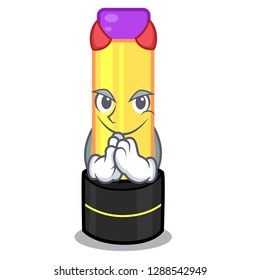 Devil lip balm isolated 