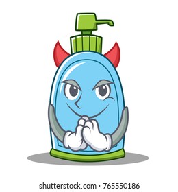 Devil liquid soap character cartoon