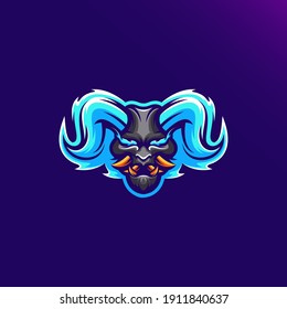 devil logo design premium for template