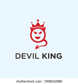 devil logo design vector illustration