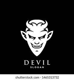 devil logo icon design vector illustration