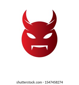 Devil logo icon vector design template