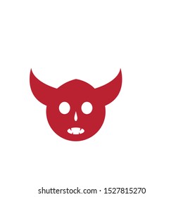 Devil logo illustration vector template