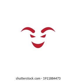 Devil logo ilustration vector template