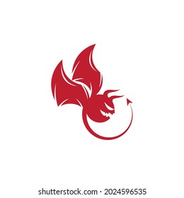 Devil logo ilustration vector template
