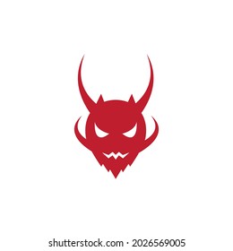Devil logo ilustration vector template