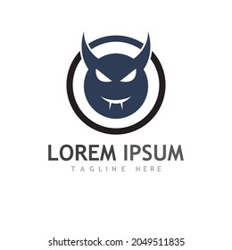 Devil logo and symbol illustration design