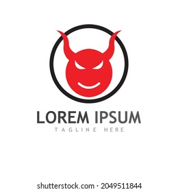 Devil logo and symbol illustration design