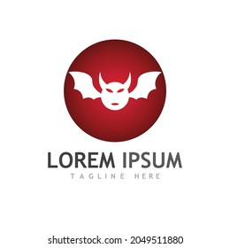 Devil logo and symbol illustration design
