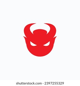 Devil logo symbol vector template