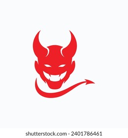 Devil logo symbol vector template