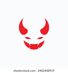 Devil logo symbol vector template