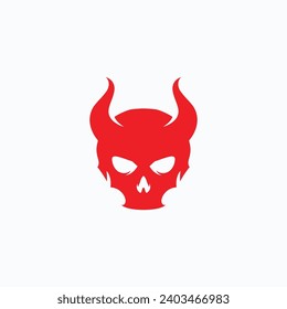 Devil logo symbol vector template