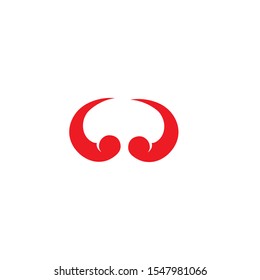 devil logo vector   icon template