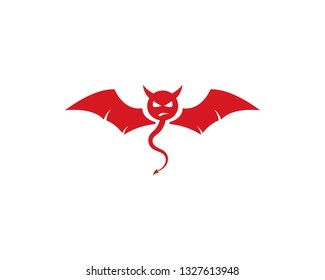 Devil logo vector template