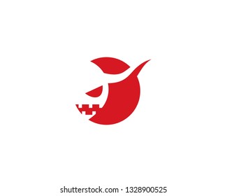 Devil logo vector template