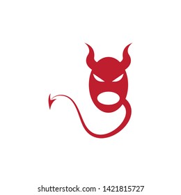 Devil logo vector template - Vector