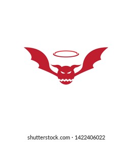 Devil logo vector template - Vector