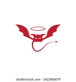 Devil logo vector template - Vector