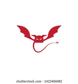 Devil logo vector template - Vector