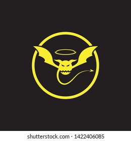 Devil logo vector template - Vector