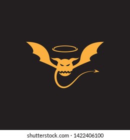 Devil logo vector template - Vector