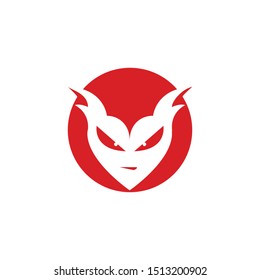 Devil Logo Vector Template Ilustration Stock Vector (Royalty Free ...