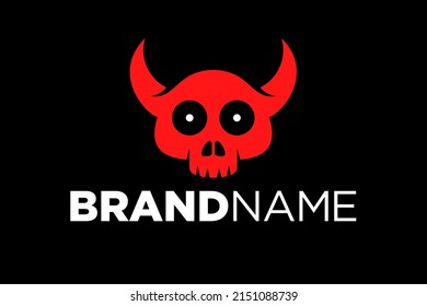 Devil logo. Very suitable various business purposes also for symbol, logo, company name, brand name, icon and many more.