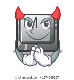 Devil M button installed in game cartoons