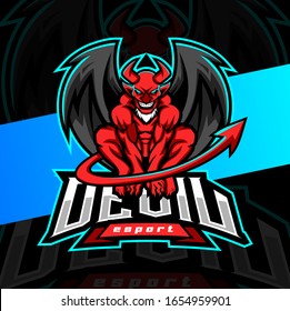 devil mascot esport logo designs