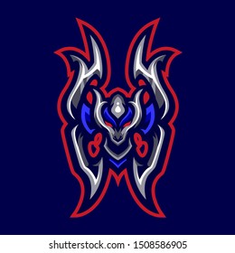 Devil Mascot Gaming Esport Logo Template