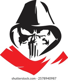 Devil Mask  Hunter Vector Logo