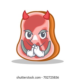 Devil meat character cartoon food