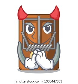 Devil mousetrap isolated with in the cartoon