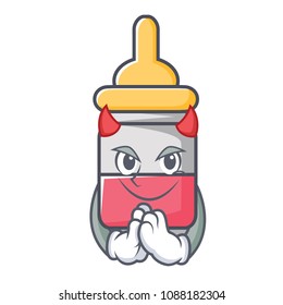 Devil nassal drop mascot cartoon