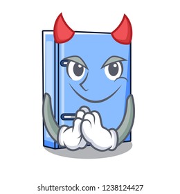 Devil office binder mascot blank copy book