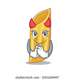 Devil penne pasta character cartoon