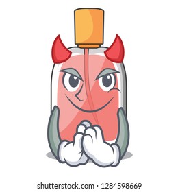 Devil perfume bottle on the character table