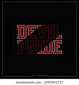 Devil, Pride, Nation, Team, Sports, Athlete, Emblem