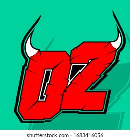 Devil racing number icon vector. Flat Design, Editable. Vector Illustration EPS 10