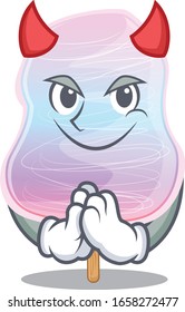 Devil rainbow cotton candy Cartoon character design