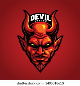 the devil resides in anyone's soul! This vector logo can be used for all your needs.