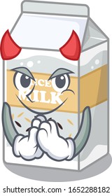 Devil rice milk Cartoon in character design