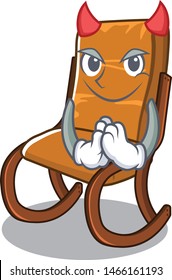 Devil rocking chair in the cartoon shape