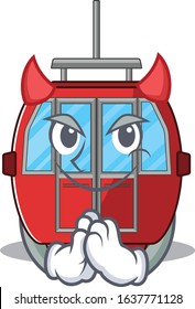 Devil ropeway Cartoon in the character design