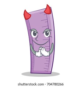 Devil ruler character cartoon design